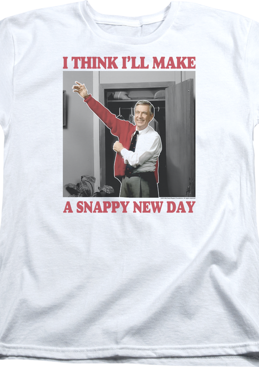 Womens Snappy Day Mr. Rogers Shirt - main product image