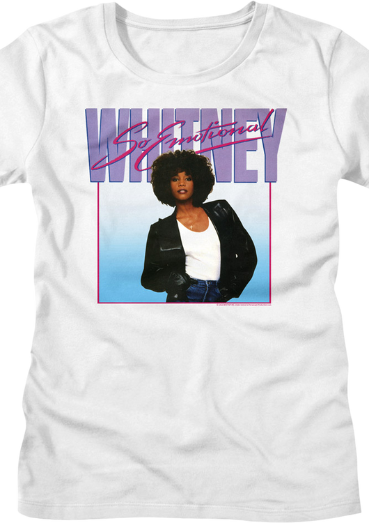 Womens So Emotional Whitney Houston Shirt - main product image