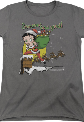 Womens Someone Was Good Betty Boop Shirt