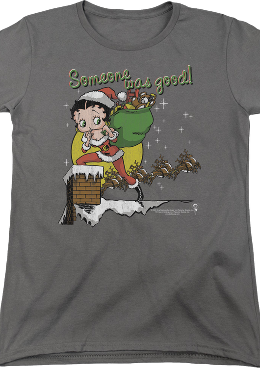 Womens Someone Was Good Betty Boop Shirt - main product image