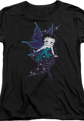 Womens Sparkling Fairy Betty Boop Shirt