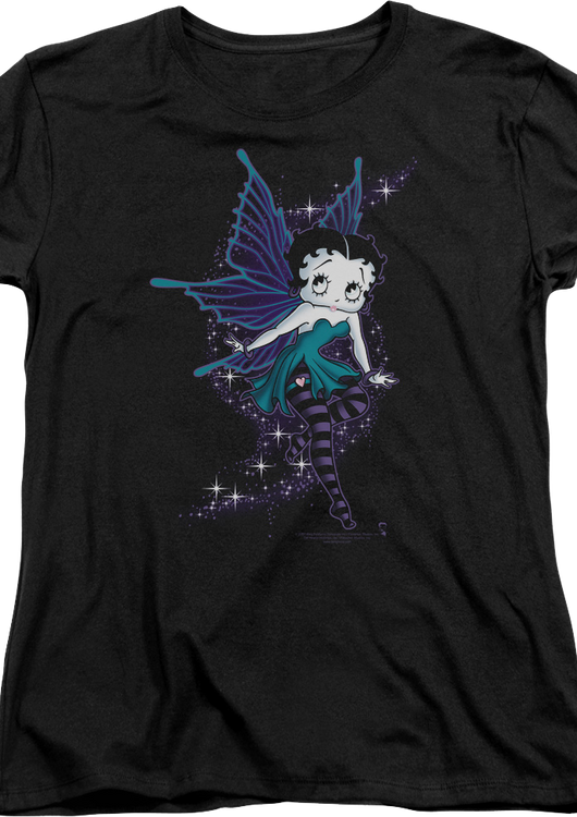 Womens Sparkling Fairy Betty Boop Shirt - main product image