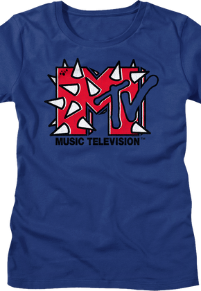 Womens Spikes Logo MTV Shirt