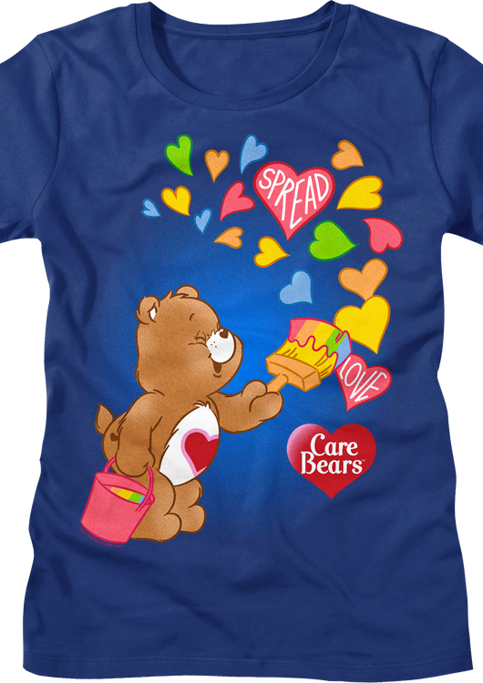 Womens Spread Love Care Bears Shirt - main product image