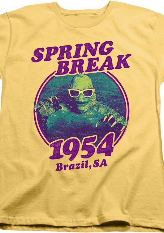 Womens Spring Break 1954 Creature From The Black Lagoon Shirt - main product image