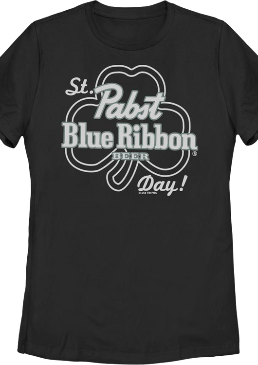Womens St. Pabst Blue Ribbon Day Pabst Shirt - main product image