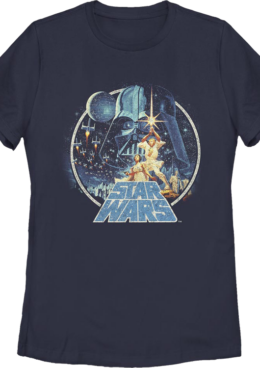 Womens Star Wars A New Hope Poster Art Shirt - main product image