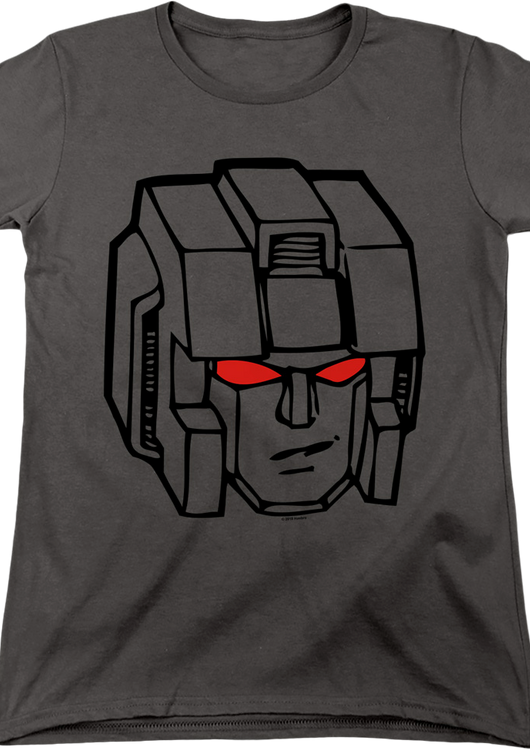 Womens Starscream Head Shot Transformers Shirt - main product image