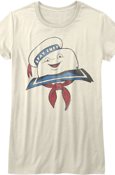 Womens Stay Puft Marshmallow Man Real Ghostbusters Shirt