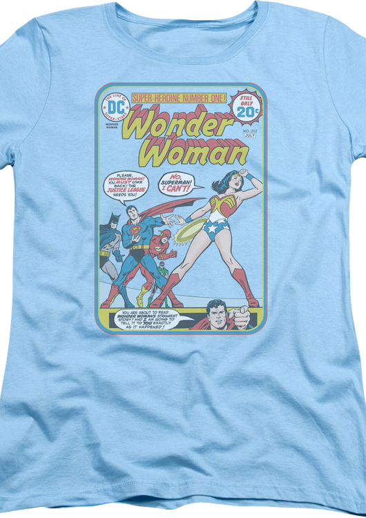 Womens Super-Heroine Number One Wonder Woman Shirt - main product image