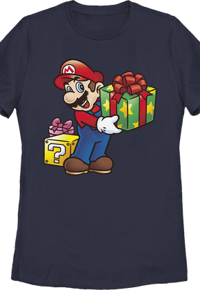 Womens Super Mario Christmas Gifts Nintendo Shirt
