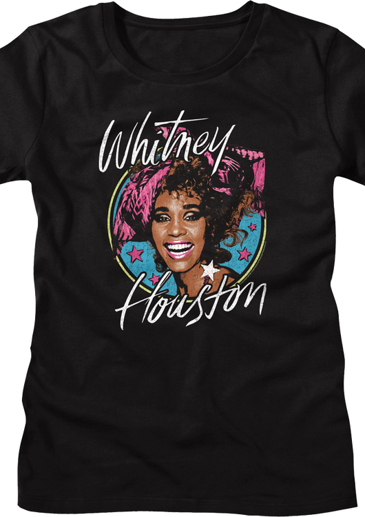Womens Superstar Whitney Houston Shirt - main product image