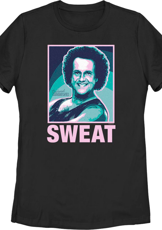 Womens Sweat Richard Simmons Shirt - main product image