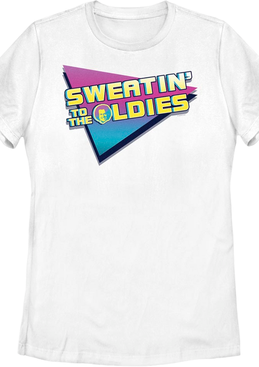 Womens Sweatin' To The Oldies Richard Simmons Shirt - main product image