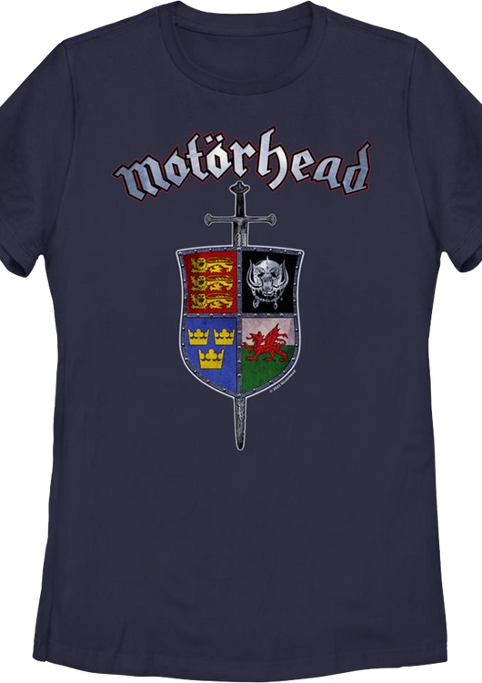 Womens Sword & Shield Crest Motorhead Shirt - main product image