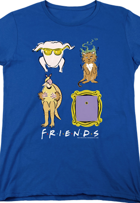 Womens Symbols Friends Shirt