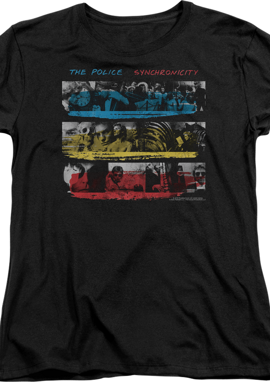 Womens Synchronicity The Police Shirt - main product image