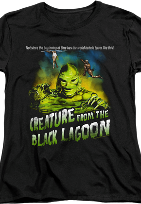 Womens Tagline Creature From The Black Lagoon Shirt