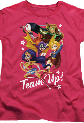 Womens Team Up DC Super Hero Girls Shirt