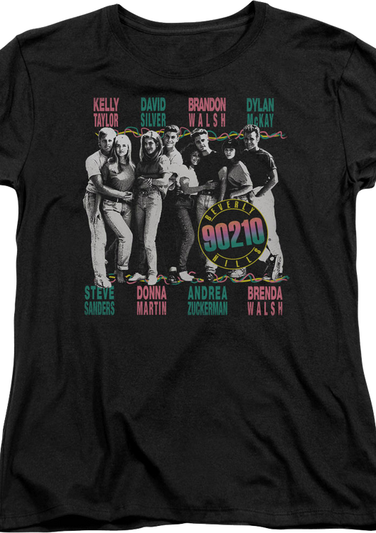 Womens The Cast Of Beverly Hills 90210 Shirt - main product image