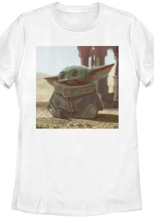Womens The Child Picture Star Wars The Mandalorian Shirt - main product image