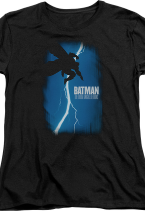 Womens The Dark Knight Returns Comic Book Cover Batman Shirt