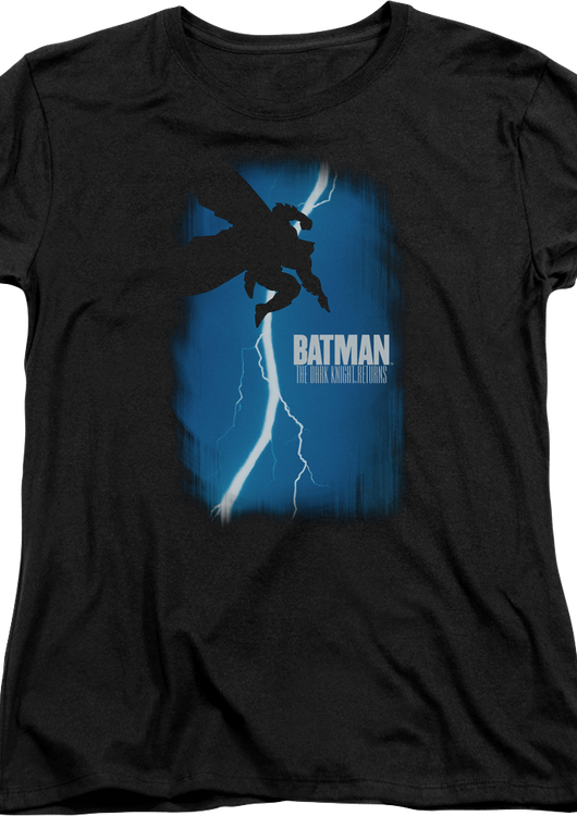 Womens The Dark Knight Returns Comic Book Cover Batman Shirt - main product image