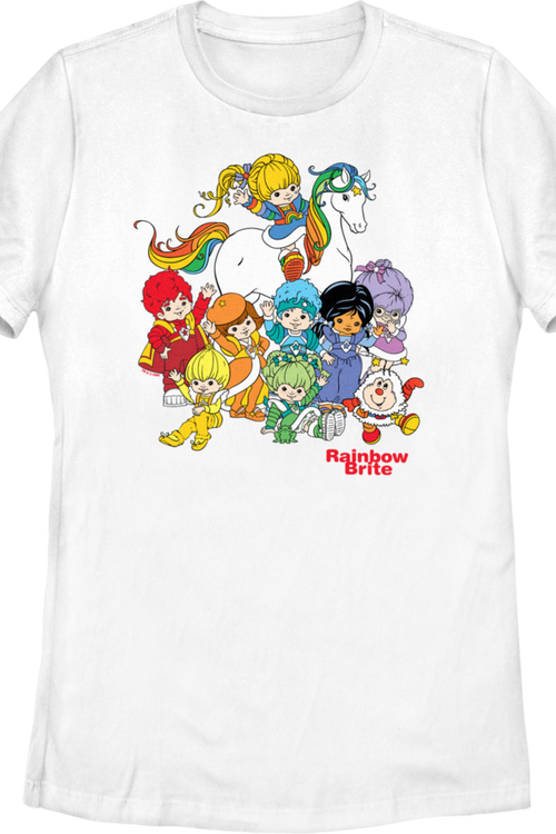 Womens The Gang's All Here Rainbow Brite Shirtmain product image