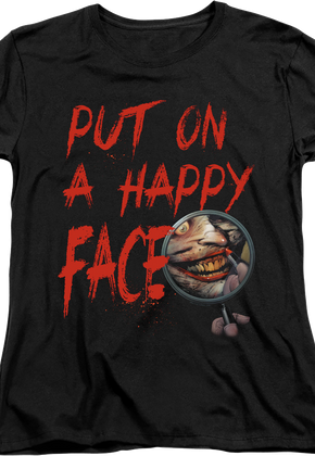 Womens The Joker Put On A Happy Face DC Comics Shirt