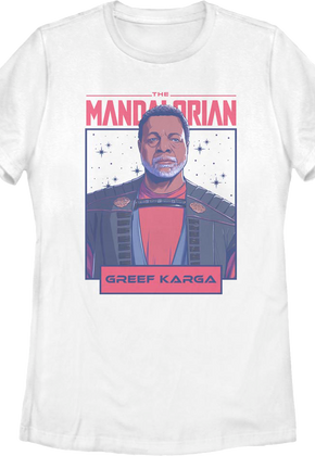Womens The Mandalorian Galaxy Greef Karga Star Wars Shirt
