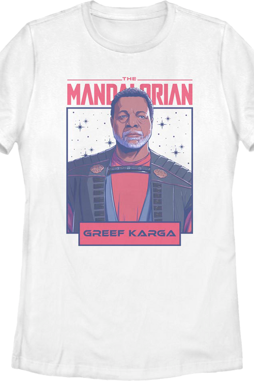 Womens The Mandalorian Galaxy Greef Karga Star Wars Shirtmain product image