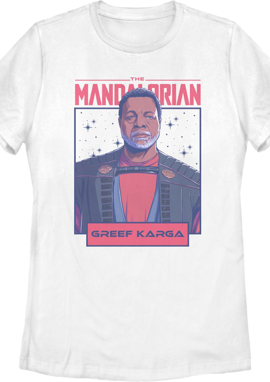 Womens The Mandalorian Galaxy Greef Karga Star Wars Shirt - main product image