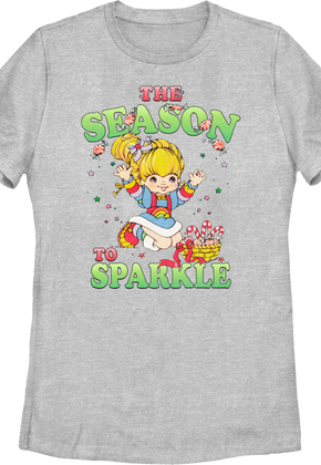 Womens The Season To Sparkle Rainbow Brite Shirt