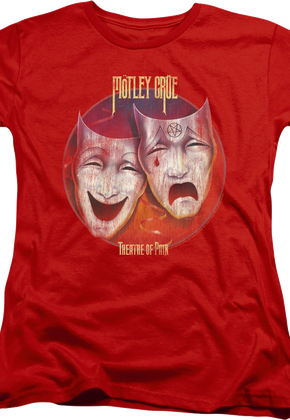 Womens Theatre Of Pain Album Cover Motley Crue Shirt