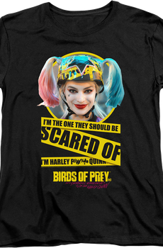 Womens They Should Be Scared Of Harley Quinn Birds Of Prey Shirt