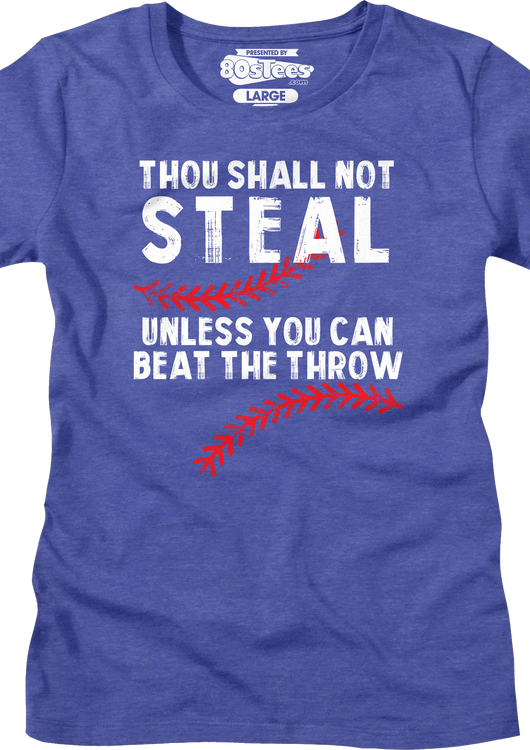 Womens Thou Shall Not Steal Shirt - main product image