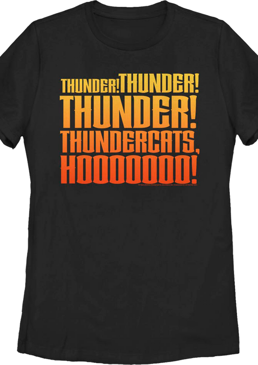 Womens Thunder Thunder Thunder ThunderCats Ho Shirt - main product image