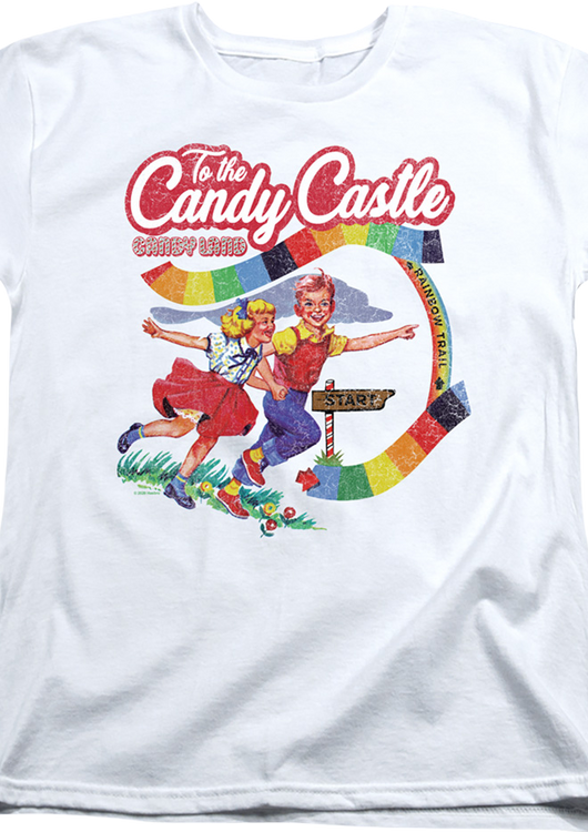 Womens To The Candy Castle Candy Land Shirt - main product image