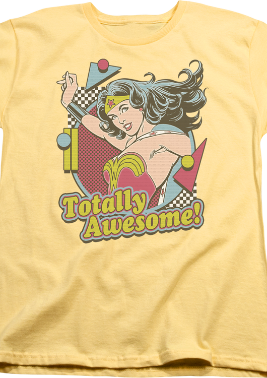 Womens Totally Awesome Wonder Woman Shirt - main product image
