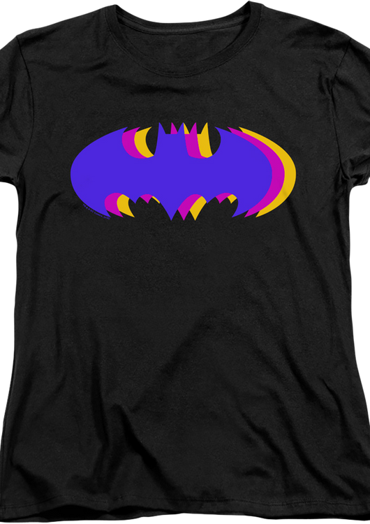 Womens Tri Symbol Batman Shirt - main product image