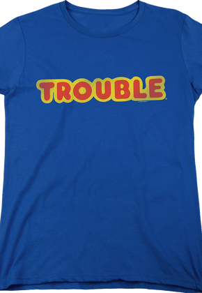 Womens Trouble Logo Hasbro Shirt
