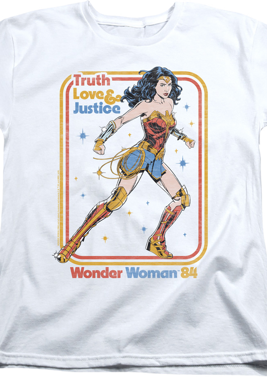 Womens Truth Love & Justice Wonder Woman Shirt - main product image