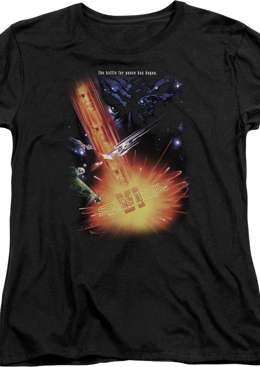 Womens Undiscovered Country Poster Star Trek Shirt - main product image