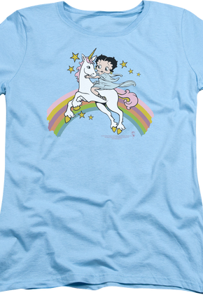 Womens Unicorn Betty Boop Shirt