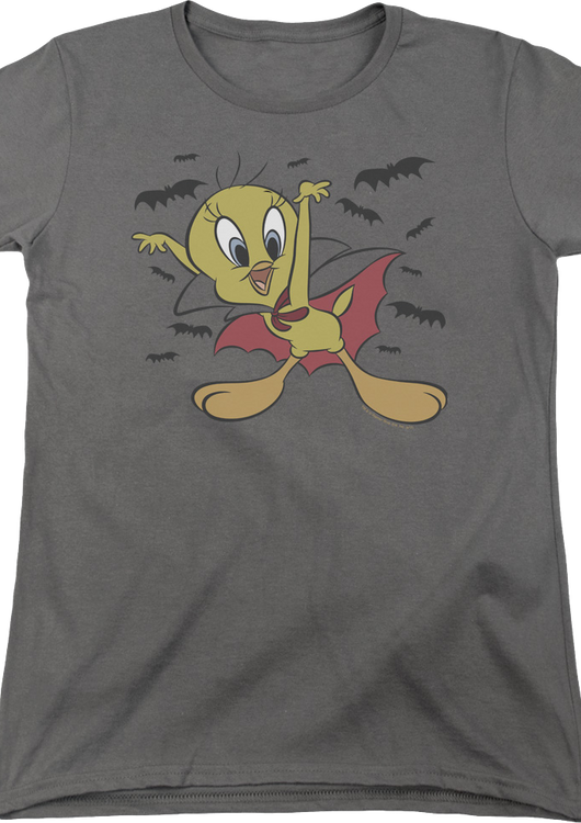 Womens Vampire Tweety Bird Looney Tunes Shirt - main product image