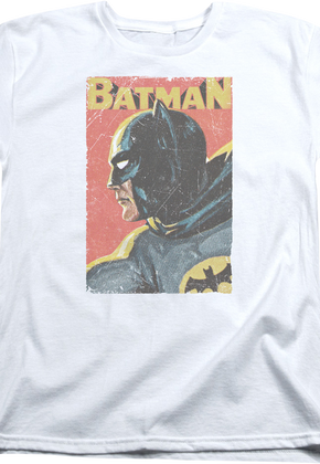 Womens Vintage Art Batman Shirt