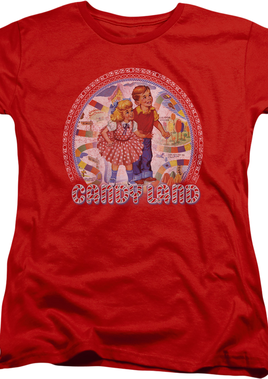 Womens Vintage Candy Land Shirt - main product image