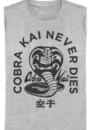 Womens Vintage Cobra Kai Never Dies Shirt