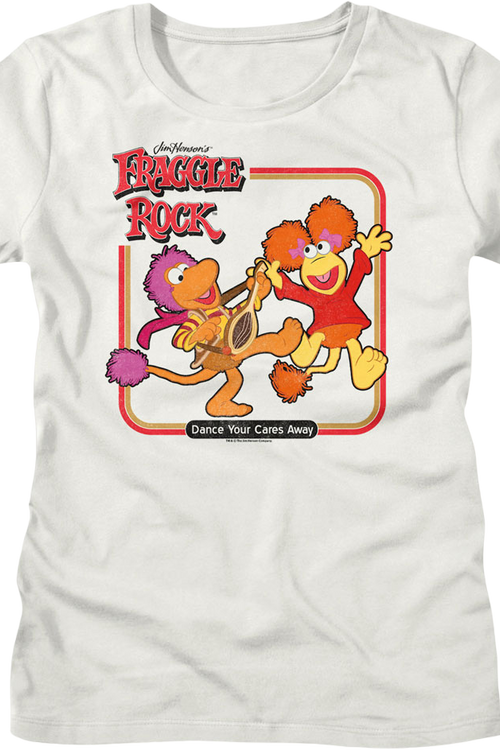 Womens Vintage Dance Your Cares Away Fraggle Rock Shirtmain product image