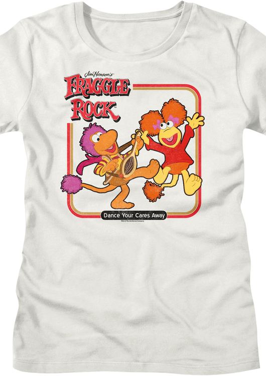 Womens Vintage Dance Your Cares Away Fraggle Rock Shirt - main product image